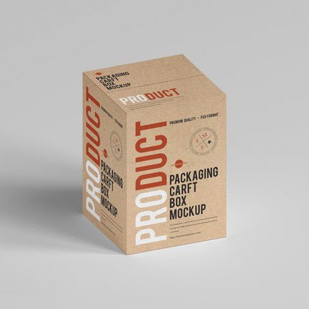product packaging craft box mock